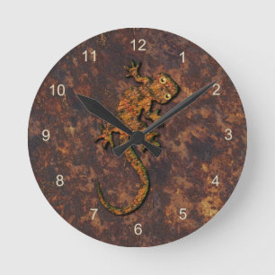 Australian Aboriginal Art Gift Round Clock