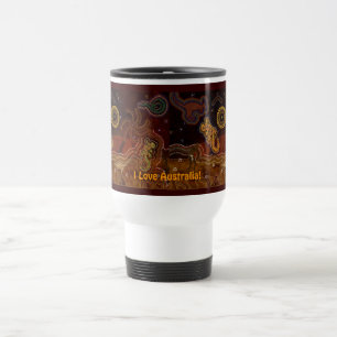 Australian Aboriginal Art Gift Travel Mug