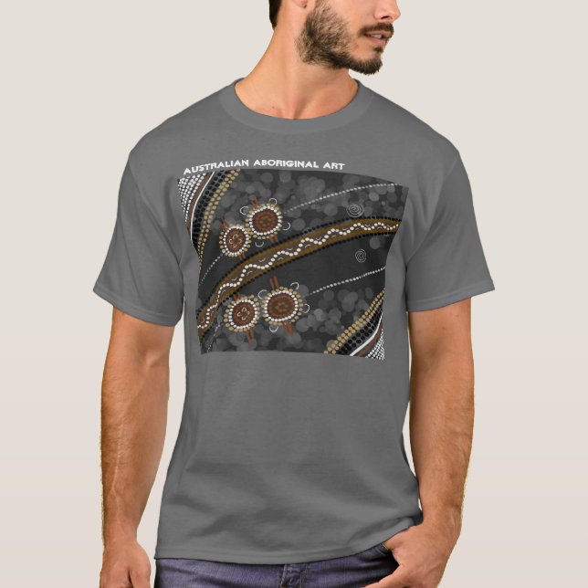 Australian Aboriginal Art T-Shirt (Front)