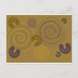 Australian Aboriginal Art - The Gathering Postcard