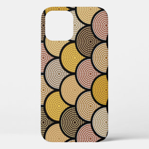 Australian Aboriginal: Colourful Dotted Vintage iPhone 12 Case