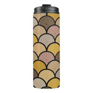 Australian Aboriginal: Colourful Dotted Vintage Thermal Tumbler