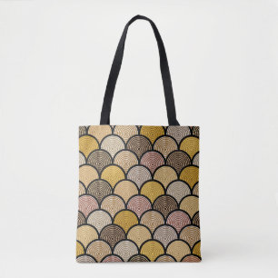 Australian Aboriginal: Colourful Dotted Vintage Tote Bag