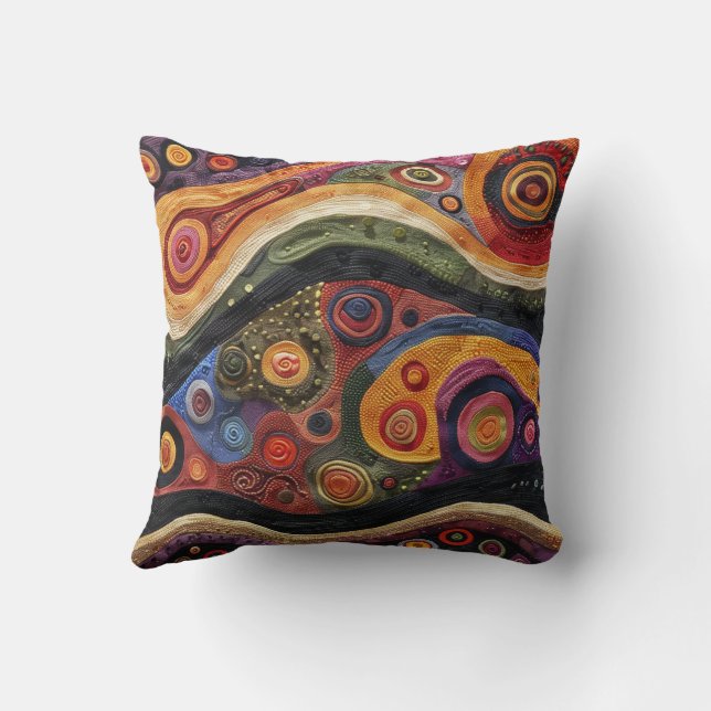 Australian Aboriginal Cushion (Back)