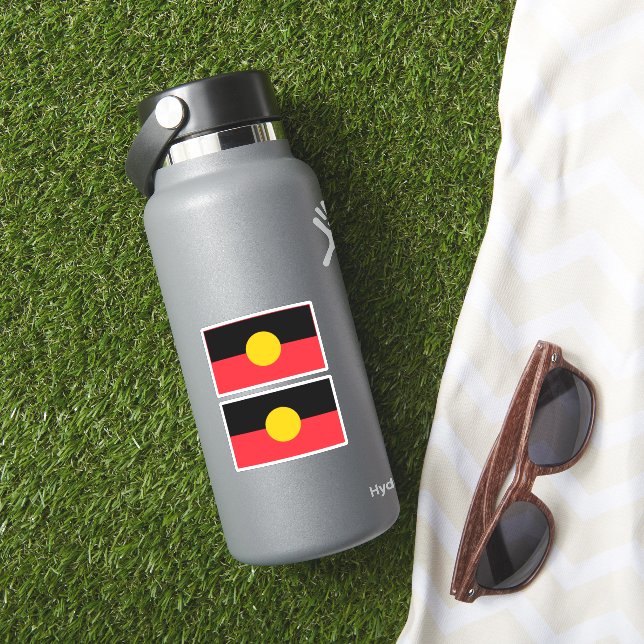 Australian Aboriginal flag  (HydroFlask Insitu)