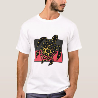 Australian Aboriginal Flag And Sea Turtle T-Shirt