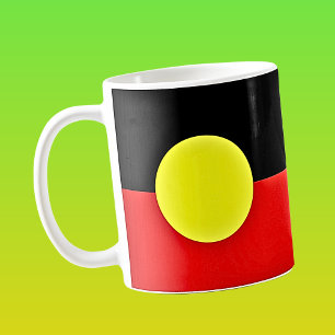 Australian Aboriginal Flag Coffee Mug