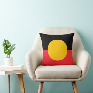 Australian Aboriginal flag Cushion
