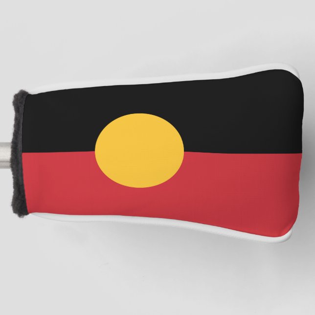 Australian Aboriginal flag  Golf Head Cover (Front)