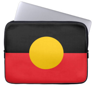 Australian Aboriginal flag Laptop Sleeve