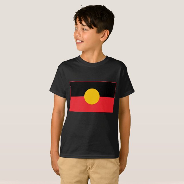Australian Aboriginal flag  T-Shirt (Front Full)