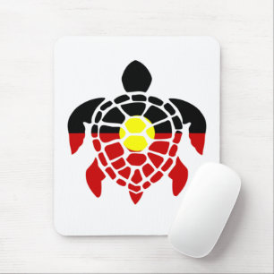 Australian Aboriginal Sea Turtle Mouse Mat