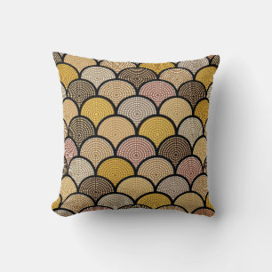 Australian aboriginal seamless vintage pattern wit cushion