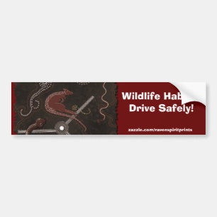 Australian Aboriginal Style Art Bumper Sticker