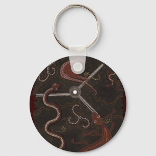 Australian Aboriginal Style Keychain