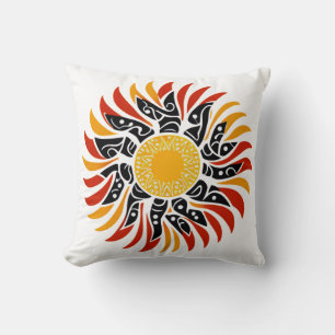 Australian Aboriginal Sunshine Art Cushion