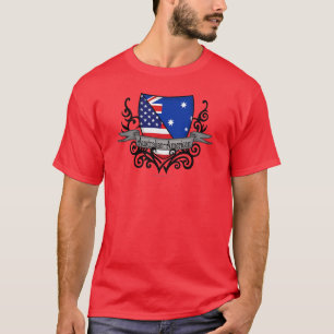 Australian-American Shield Flag T-Shirt