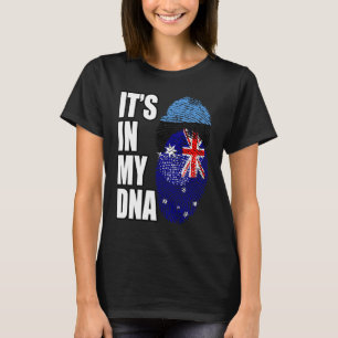 Australian And Estonian Mix DNA Flag Heritage T-Shirt