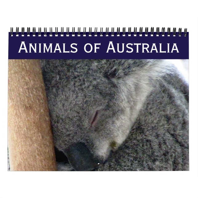 australian animals 2026 calendar (Cover)