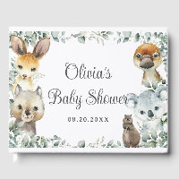 Australian Animals Greenery Neutral Baby Shower