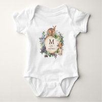Australian Animals Native Greenery Boy Monogram