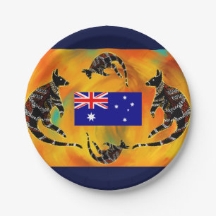 AUSTRALIAN ART PAPER PLATE