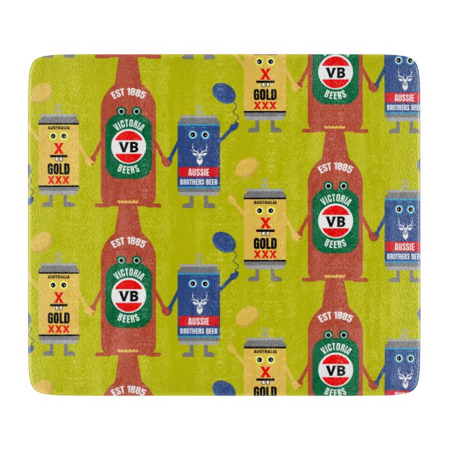 Australian Beer lovers And Drinkers  Cutting Board (Front)