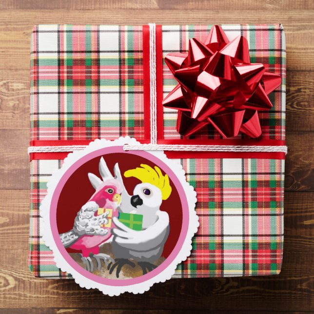 Australian birds Christmas Tree Decoration Card (Insitu (Gift))