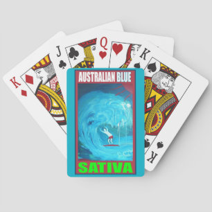 AUSTRALIAN BLUE SATIVA PLAYING CARDS
