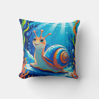 Australian Boho Sea Snail Throw Cushion | Meg