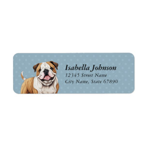Australian Bulldog Return Address Labels