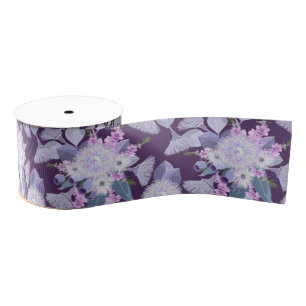 Australian Bush Flowers Bloom Grosgrain Ribbon