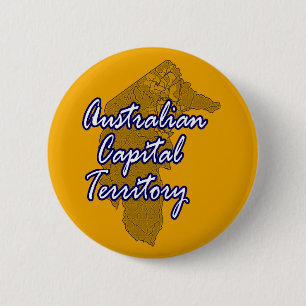 Australian Capital Territory 6 Cm Round Badge
