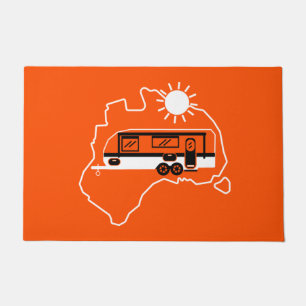 Australian Caravan Camping      Doormat