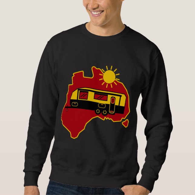 Australian Caravan Camping     Sweatshirt (Front)