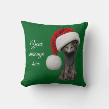 Australian Cassowary Seasonal-Hat and Pom-Pom