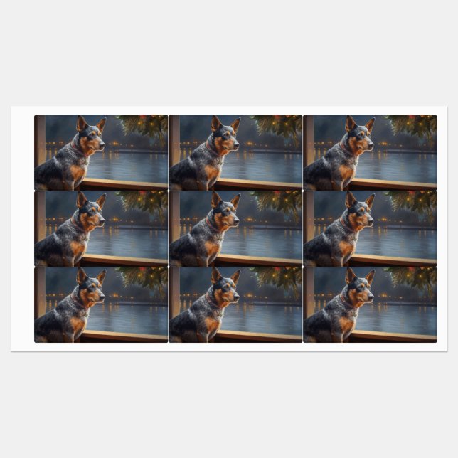 Australian Cattle Christmas Cruise Pawsome Holiday (Sheet)