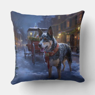 Australian Cattle Christmas Festive Season  Cushion