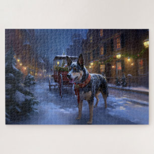 Australian Cattle Christmas Festive Season Jigsaw Puzzle