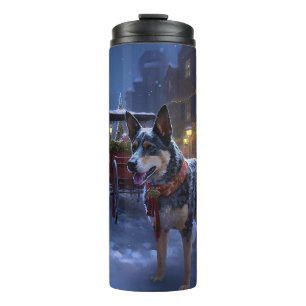 Australian Cattle Christmas Festive Season  Thermal Tumbler