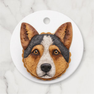 Australian Cattle Dog 3D Inspired Favour Tags