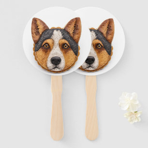 Australian Cattle Dog 3D Inspired Hand Fan