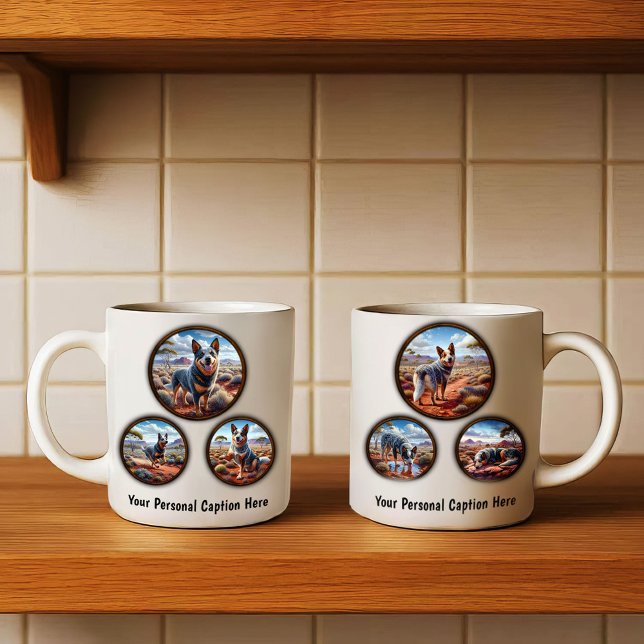Australian Cattle Dog 6-Image Coffee Mug Design (Creator Uploaded)
