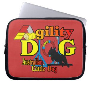 Australian Cattle Dog Agility Laptop Sleeve