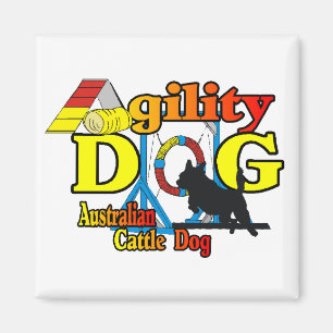 Australian Cattle Dog Agility Magnet