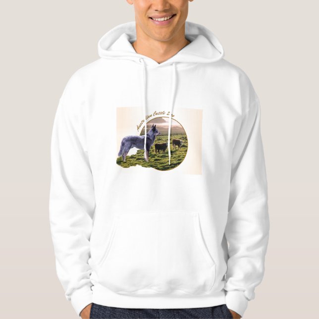 Australian Cattle Dog Art Hoodie (Front)