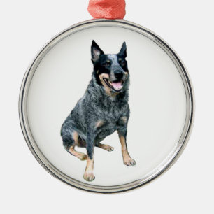Australian Cattle Dog (B) Metal Tree Decoration