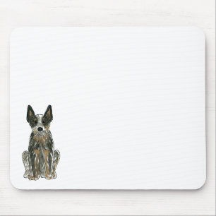 Australian Cattle Dog Blue Heeler ACD Art Mouse Mat