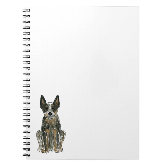 Australian Cattle Dog Blue Heeler ACD Notebook (Front)
