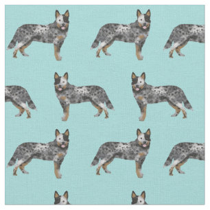 australian cattle dog blue heeler dog fabric